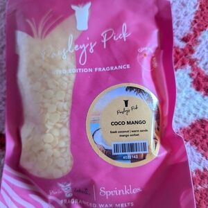 Pink Zebra Coco Mango Wax Melts - Pink and Yellow